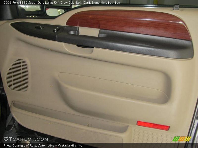 Dark Stone Metallic / Tan 2006 Ford F350 Super Duty Lariat FX4 Crew Cab 4x4