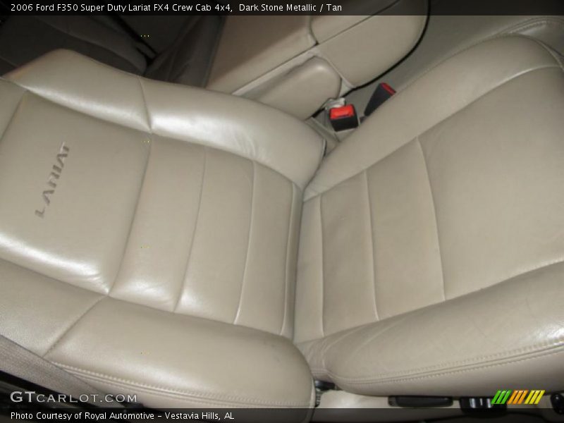 Dark Stone Metallic / Tan 2006 Ford F350 Super Duty Lariat FX4 Crew Cab 4x4