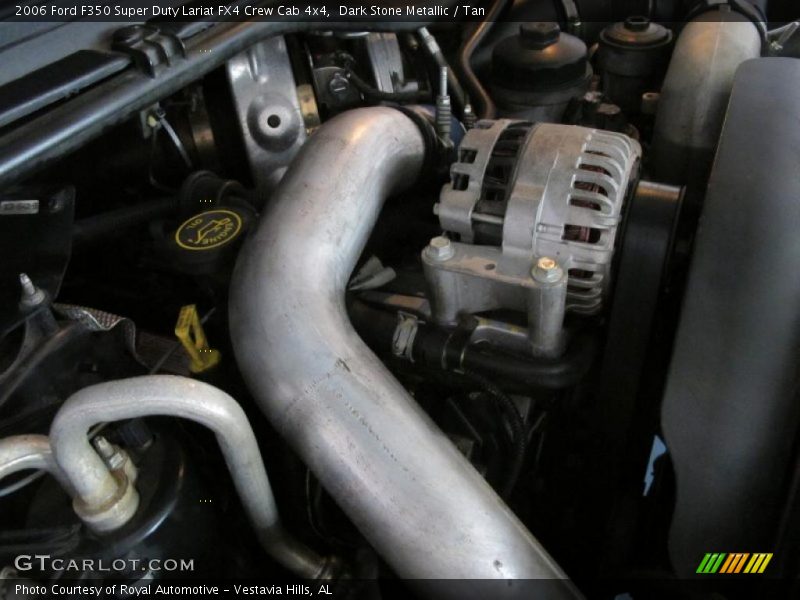 Dark Stone Metallic / Tan 2006 Ford F350 Super Duty Lariat FX4 Crew Cab 4x4