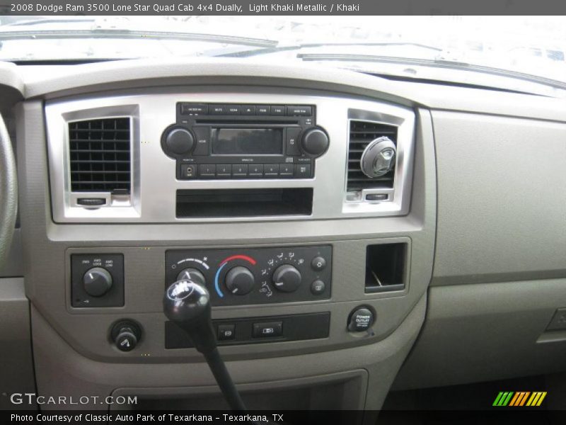 Light Khaki Metallic / Khaki 2008 Dodge Ram 3500 Lone Star Quad Cab 4x4 Dually