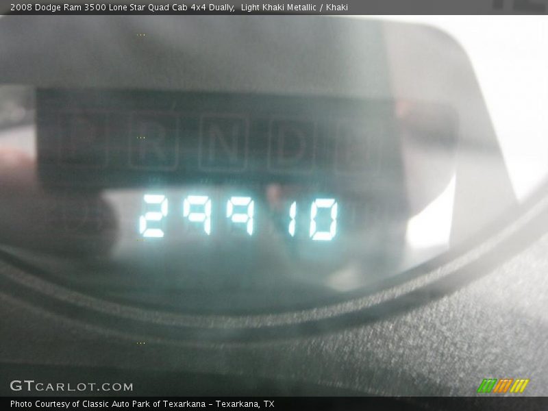Light Khaki Metallic / Khaki 2008 Dodge Ram 3500 Lone Star Quad Cab 4x4 Dually
