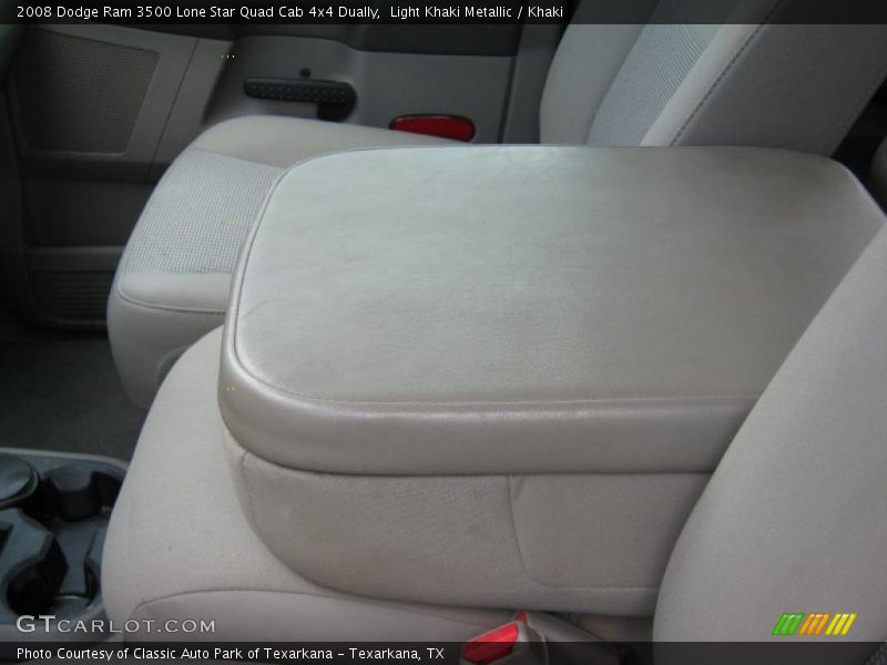 Light Khaki Metallic / Khaki 2008 Dodge Ram 3500 Lone Star Quad Cab 4x4 Dually