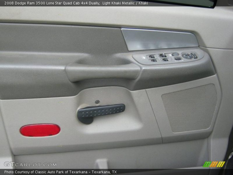 Light Khaki Metallic / Khaki 2008 Dodge Ram 3500 Lone Star Quad Cab 4x4 Dually