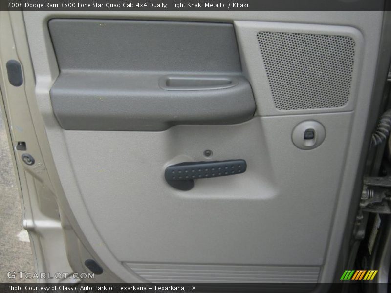 Light Khaki Metallic / Khaki 2008 Dodge Ram 3500 Lone Star Quad Cab 4x4 Dually
