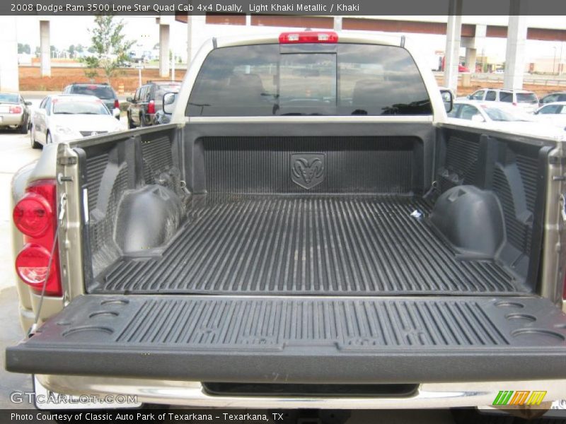 Light Khaki Metallic / Khaki 2008 Dodge Ram 3500 Lone Star Quad Cab 4x4 Dually
