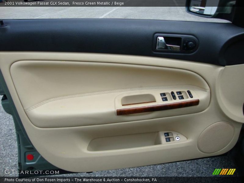 Fresco Green Metallic / Beige 2001 Volkswagen Passat GLX Sedan
