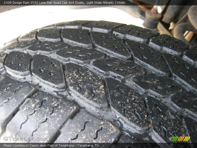 Light Khaki Metallic / Khaki 2008 Dodge Ram 3500 Lone Star Quad Cab 4x4 Dually