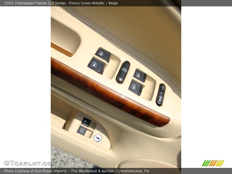 Fresco Green Metallic / Beige 2001 Volkswagen Passat GLX Sedan