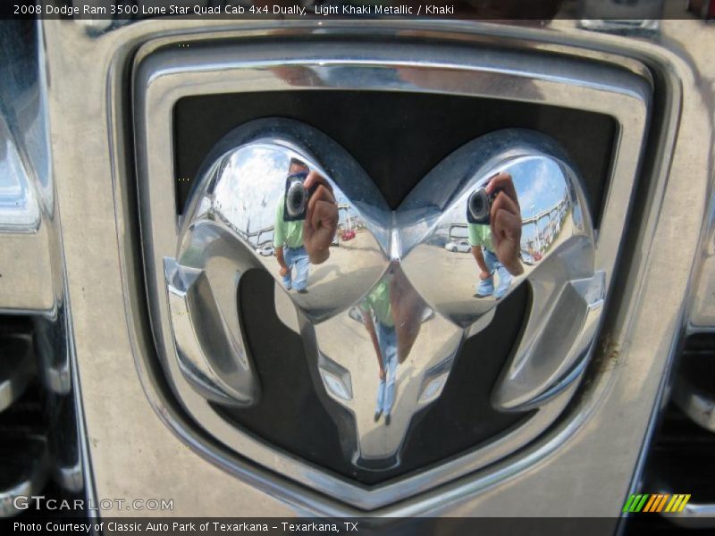 Light Khaki Metallic / Khaki 2008 Dodge Ram 3500 Lone Star Quad Cab 4x4 Dually