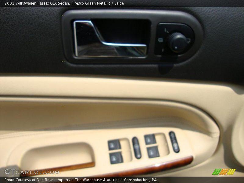 Fresco Green Metallic / Beige 2001 Volkswagen Passat GLX Sedan