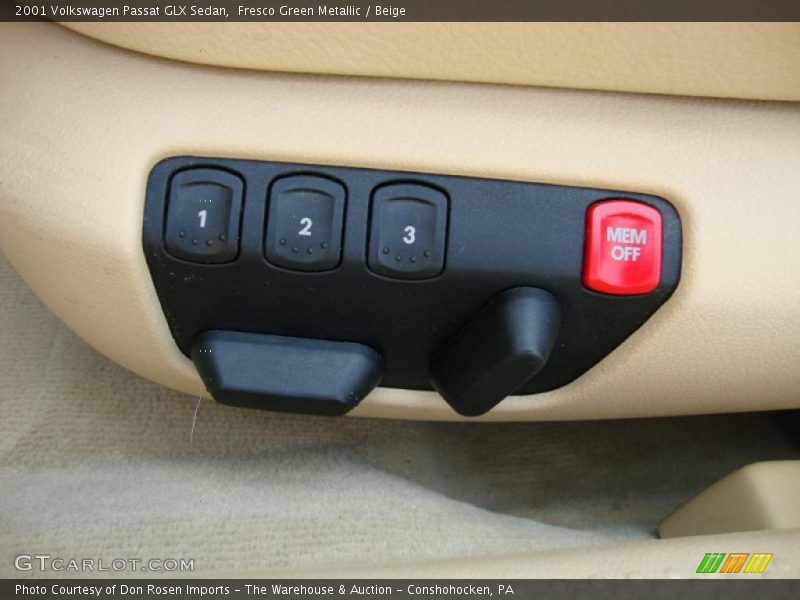 Fresco Green Metallic / Beige 2001 Volkswagen Passat GLX Sedan