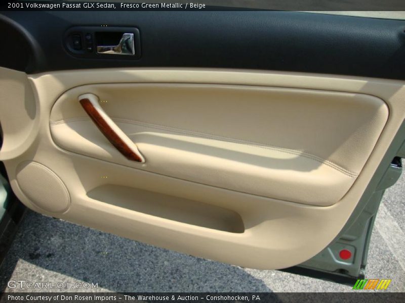 Fresco Green Metallic / Beige 2001 Volkswagen Passat GLX Sedan