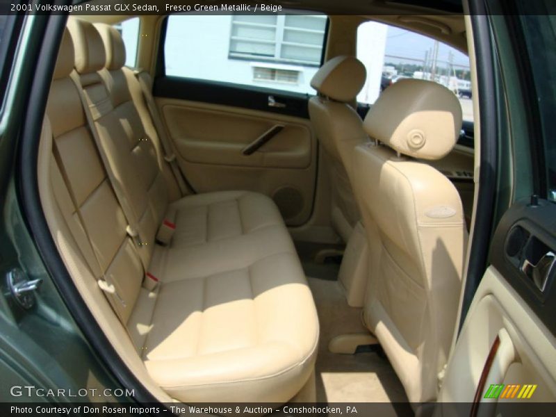 Fresco Green Metallic / Beige 2001 Volkswagen Passat GLX Sedan
