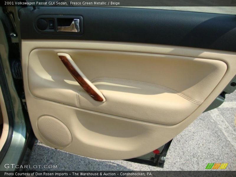 Fresco Green Metallic / Beige 2001 Volkswagen Passat GLX Sedan