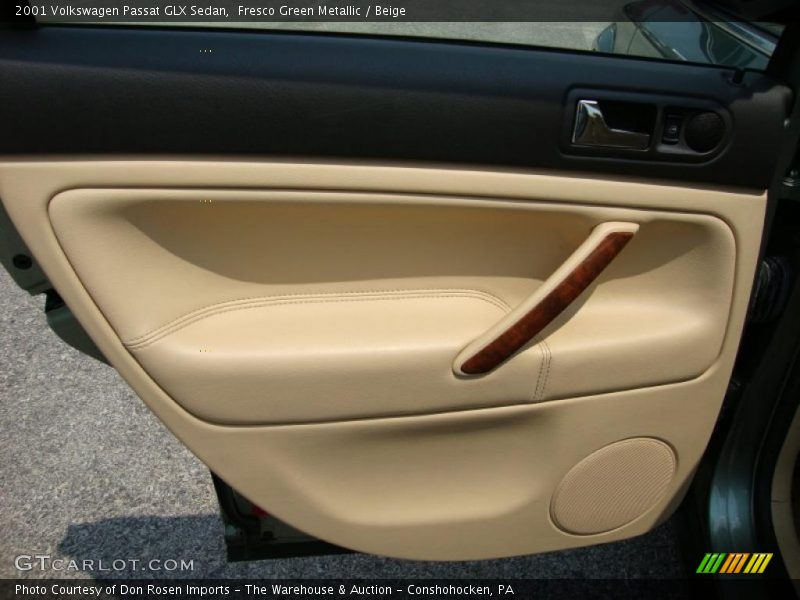 Fresco Green Metallic / Beige 2001 Volkswagen Passat GLX Sedan