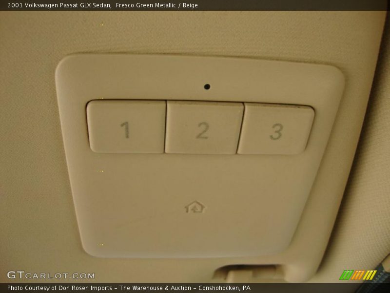 Fresco Green Metallic / Beige 2001 Volkswagen Passat GLX Sedan