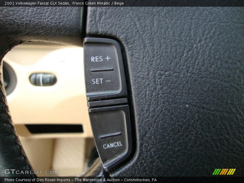 Fresco Green Metallic / Beige 2001 Volkswagen Passat GLX Sedan