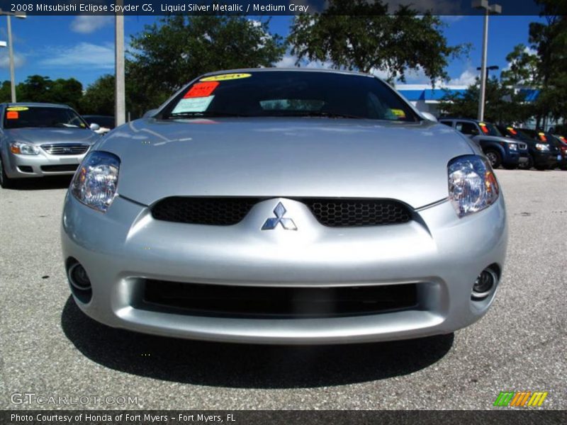 Liquid Silver Metallic / Medium Gray 2008 Mitsubishi Eclipse Spyder GS