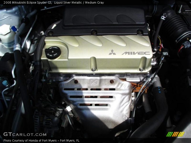 Liquid Silver Metallic / Medium Gray 2008 Mitsubishi Eclipse Spyder GS