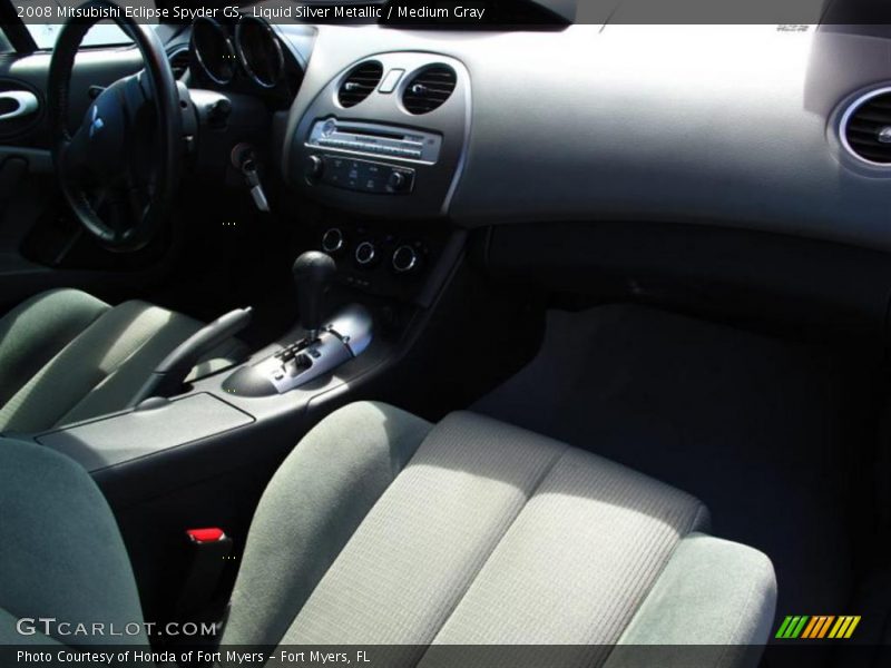 Liquid Silver Metallic / Medium Gray 2008 Mitsubishi Eclipse Spyder GS
