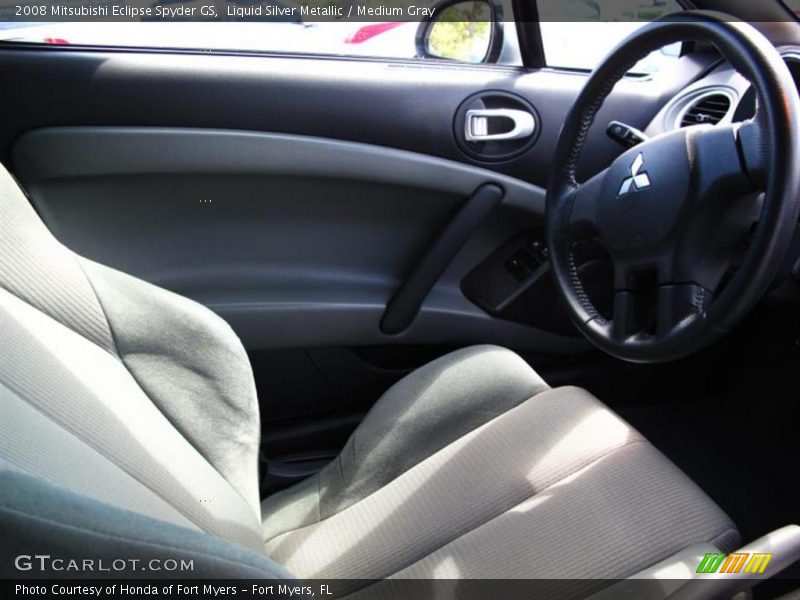Liquid Silver Metallic / Medium Gray 2008 Mitsubishi Eclipse Spyder GS