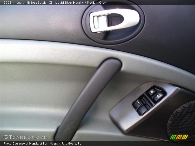 Liquid Silver Metallic / Medium Gray 2008 Mitsubishi Eclipse Spyder GS