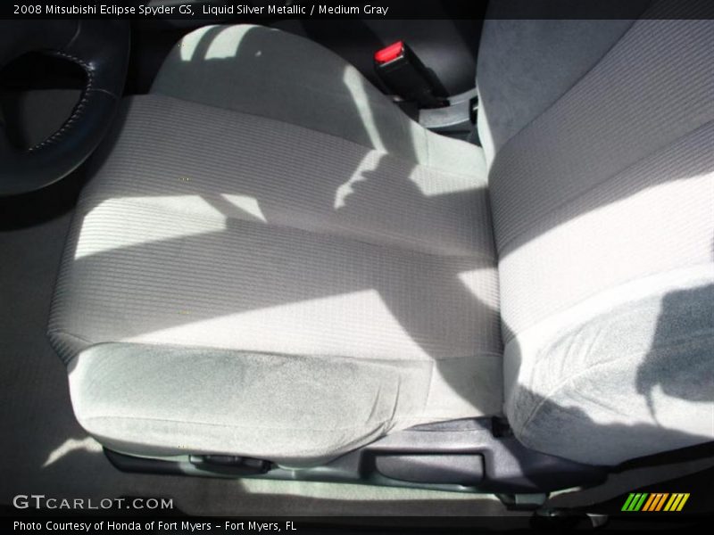 Liquid Silver Metallic / Medium Gray 2008 Mitsubishi Eclipse Spyder GS