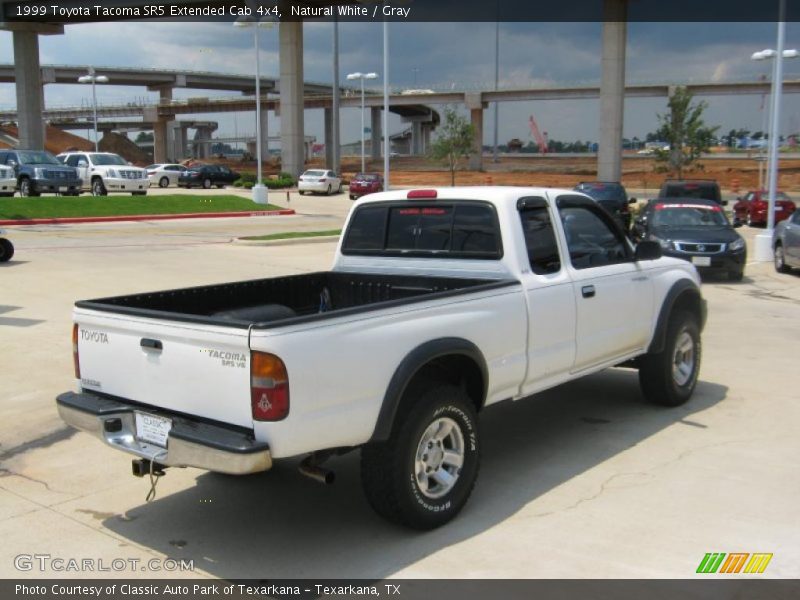 Natural White / Gray 1999 Toyota Tacoma SR5 Extended Cab 4x4