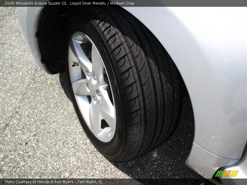 Liquid Silver Metallic / Medium Gray 2008 Mitsubishi Eclipse Spyder GS
