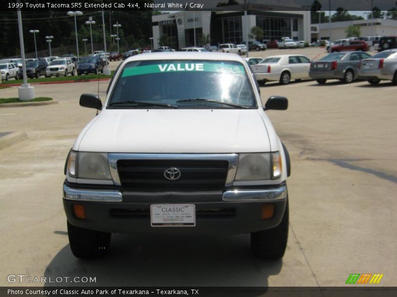 Natural White / Gray 1999 Toyota Tacoma SR5 Extended Cab 4x4