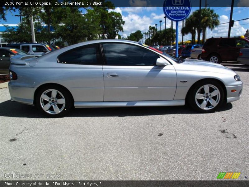 Quicksilver Metallic / Black 2006 Pontiac GTO Coupe