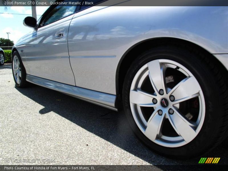 Quicksilver Metallic / Black 2006 Pontiac GTO Coupe