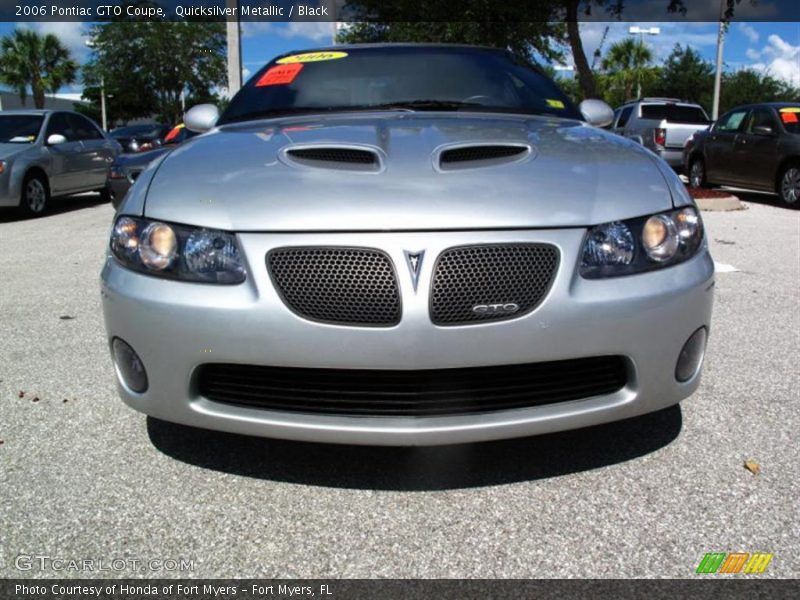 Quicksilver Metallic / Black 2006 Pontiac GTO Coupe