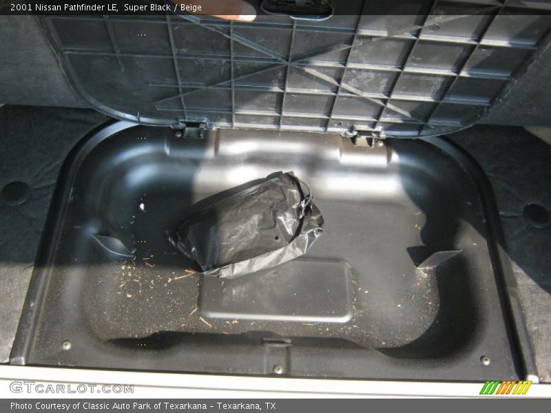 Super Black / Beige 2001 Nissan Pathfinder LE