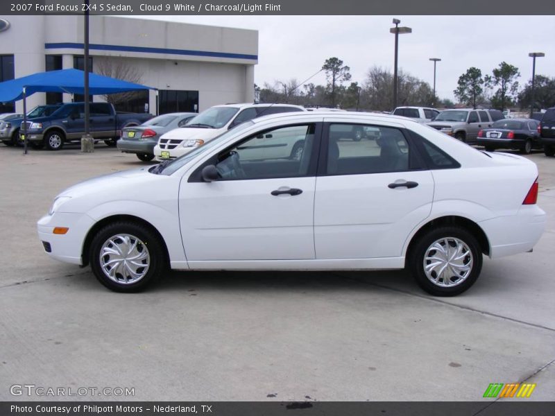 Cloud 9 White / Charcoal/Light Flint 2007 Ford Focus ZX4 S Sedan
