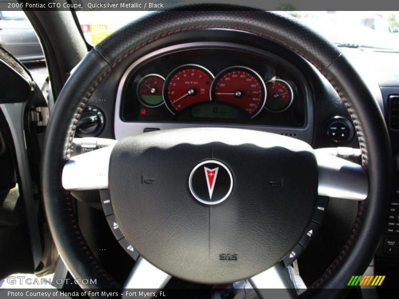 Quicksilver Metallic / Black 2006 Pontiac GTO Coupe