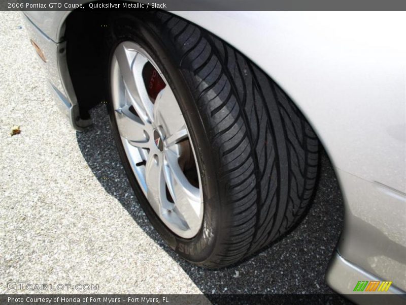 Quicksilver Metallic / Black 2006 Pontiac GTO Coupe