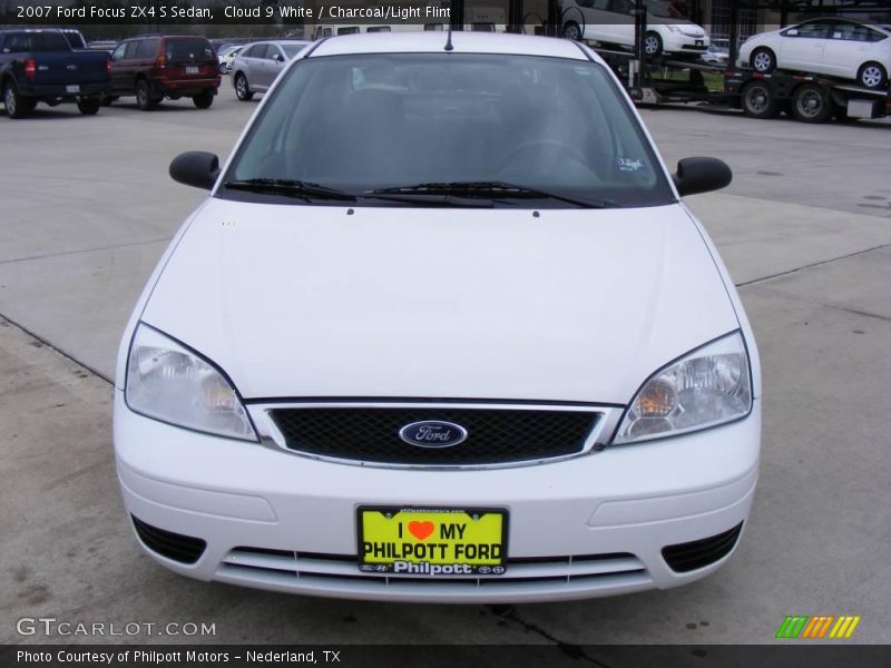 Cloud 9 White / Charcoal/Light Flint 2007 Ford Focus ZX4 S Sedan
