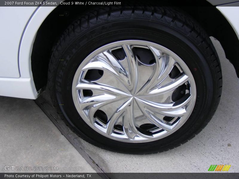 Cloud 9 White / Charcoal/Light Flint 2007 Ford Focus ZX4 S Sedan