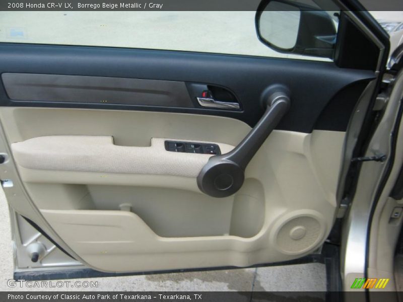 Borrego Beige Metallic / Gray 2008 Honda CR-V LX