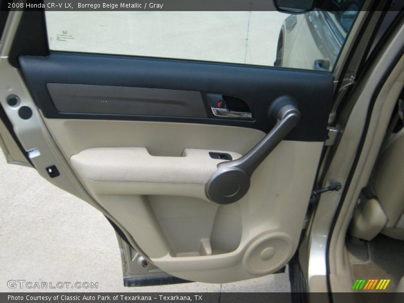 Borrego Beige Metallic / Gray 2008 Honda CR-V LX