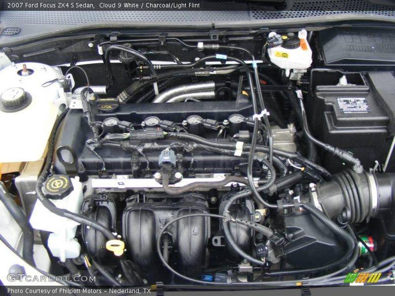 Cloud 9 White / Charcoal/Light Flint 2007 Ford Focus ZX4 S Sedan