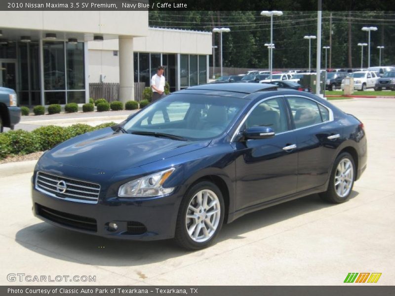 Navy Blue / Caffe Latte 2010 Nissan Maxima 3.5 SV Premium