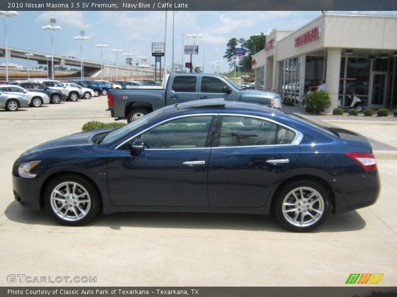 Navy Blue / Caffe Latte 2010 Nissan Maxima 3.5 SV Premium