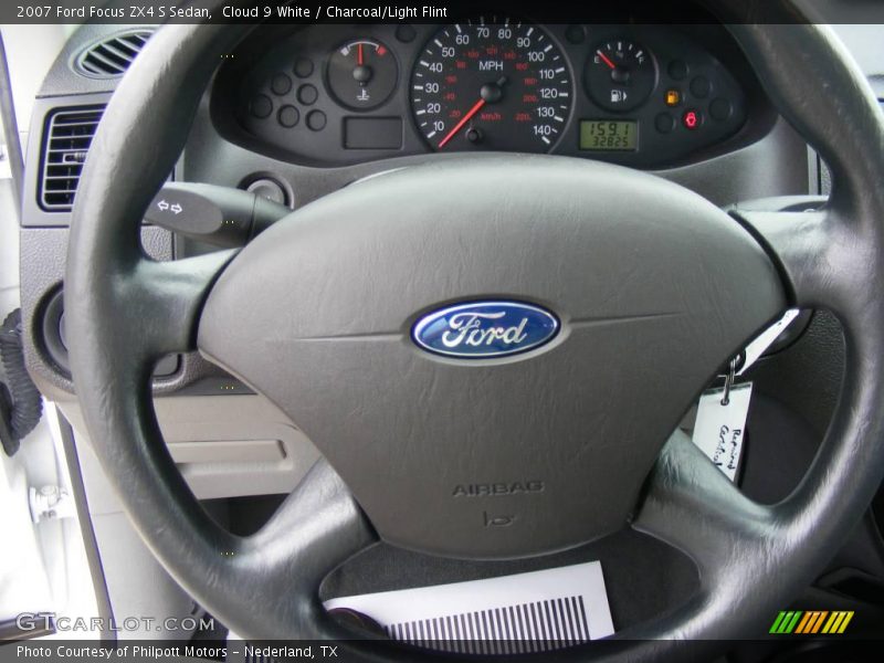 Cloud 9 White / Charcoal/Light Flint 2007 Ford Focus ZX4 S Sedan