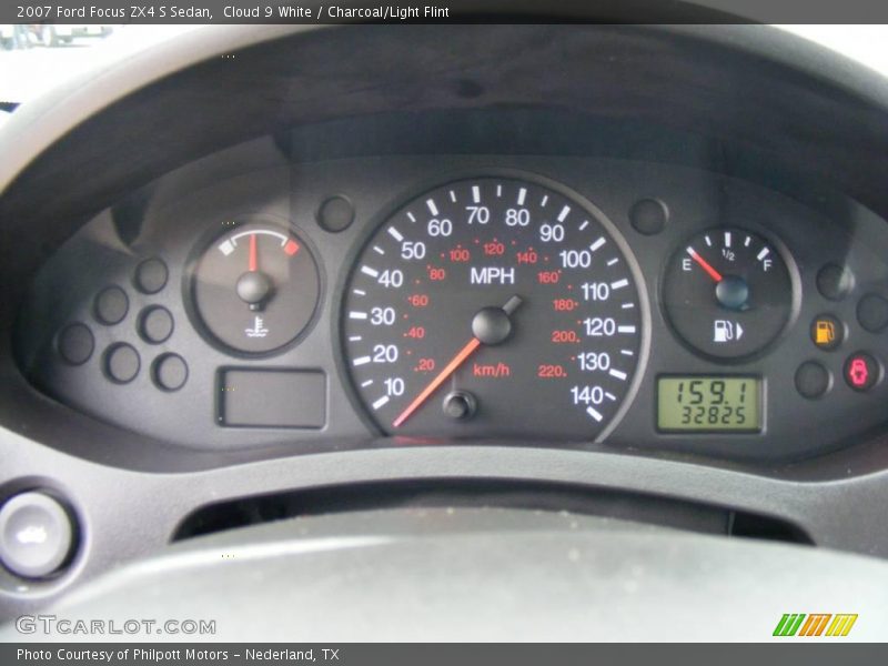 Cloud 9 White / Charcoal/Light Flint 2007 Ford Focus ZX4 S Sedan