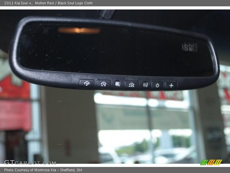 Molten Red / Black Soul Logo Cloth 2011 Kia Soul +
