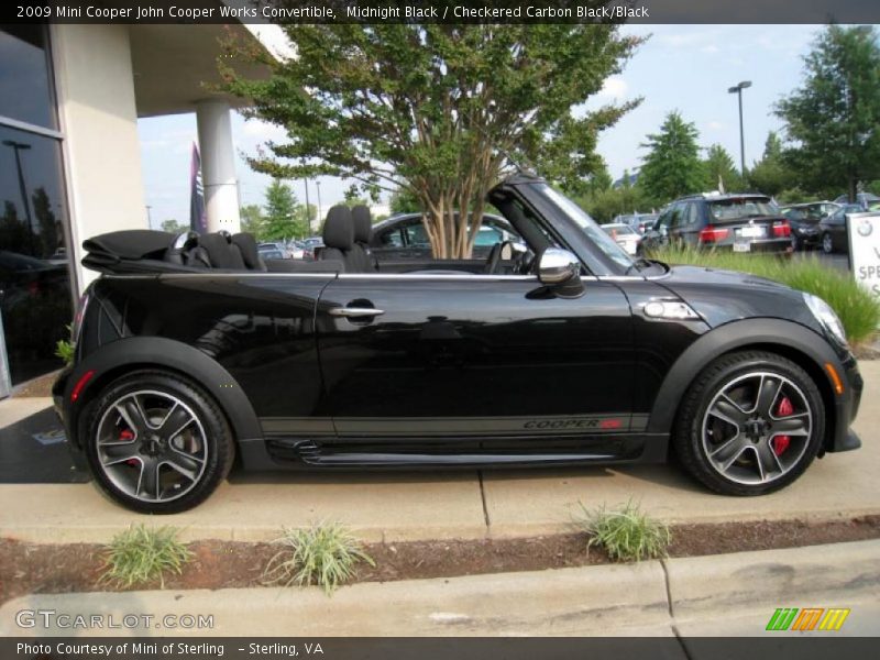  2009 Cooper John Cooper Works Convertible Midnight Black