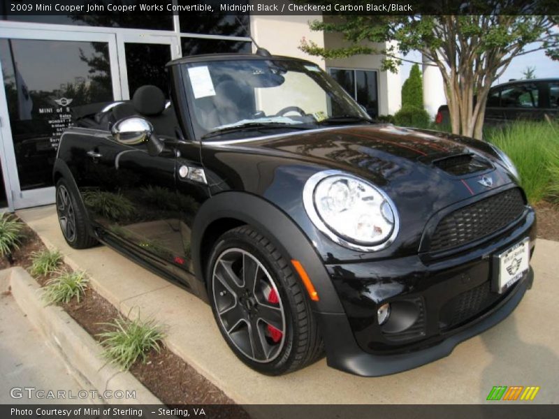  2009 Cooper John Cooper Works Convertible Midnight Black