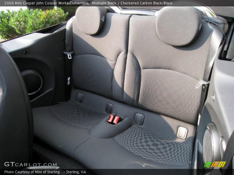  2009 Cooper John Cooper Works Convertible Checkered Carbon Black/Black Interior